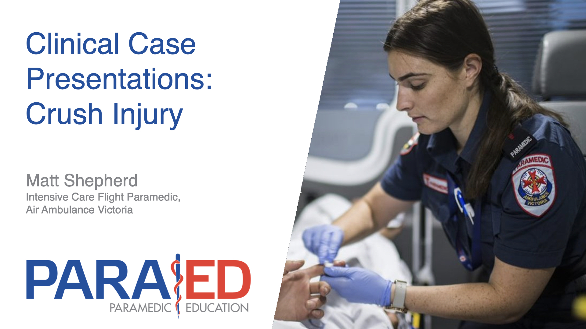 Clinical Case Presentations: Crush Injury